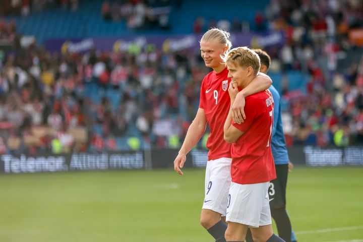 Erling Braut Haaland and Martin Ødegaard, the new Norse kings of soccer